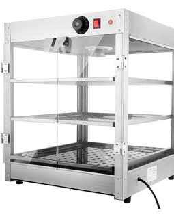 Yescom 3 Tier 110v Commercial Countertop Food Pizza Warmer 750w